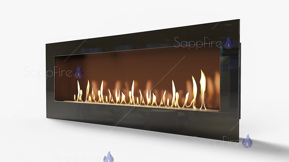 Биокамин встраиваемый SappFire Mercury Stemalit 900
