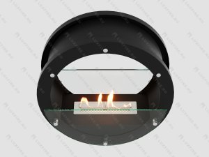 Встроенный сквозной биокамин Lux Fire Иллюзион 500 XS