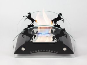 Биокамин настольный Lux Fire Графский мост М (черный)