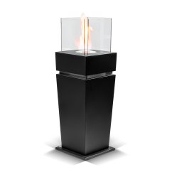 Напольный биокамин Obelisk Biofire черный